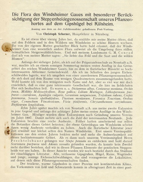 Literatur - Flora